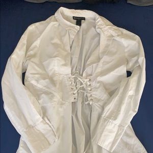 White shirt dress size 2x